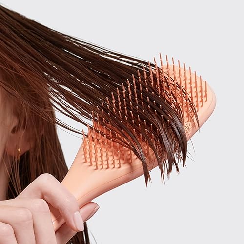 Miniatura 8 de Tangle Teezer Cepillo desenredante definitivo para cabello húmedo y seco, elimina nudos y reduce la rotura para todo tipo de cabello, albaricoque