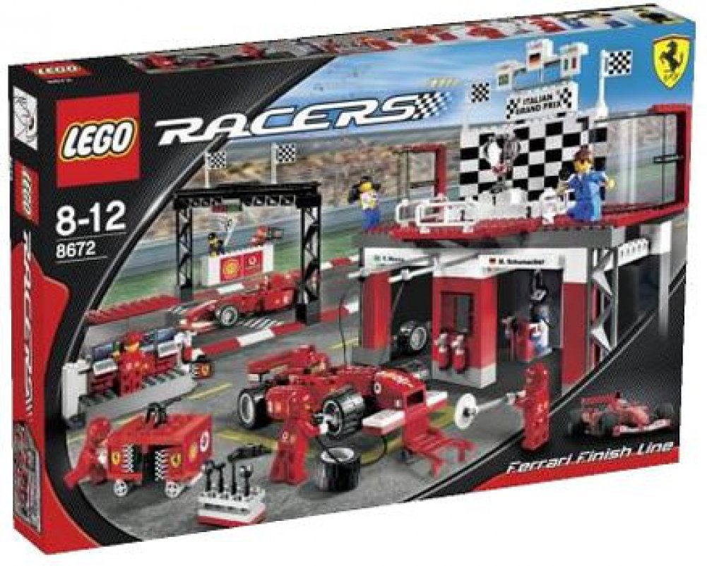 Amazon.co.jp: レゴ (LEGO) レーサー フェラーリ F1フィニシュライン