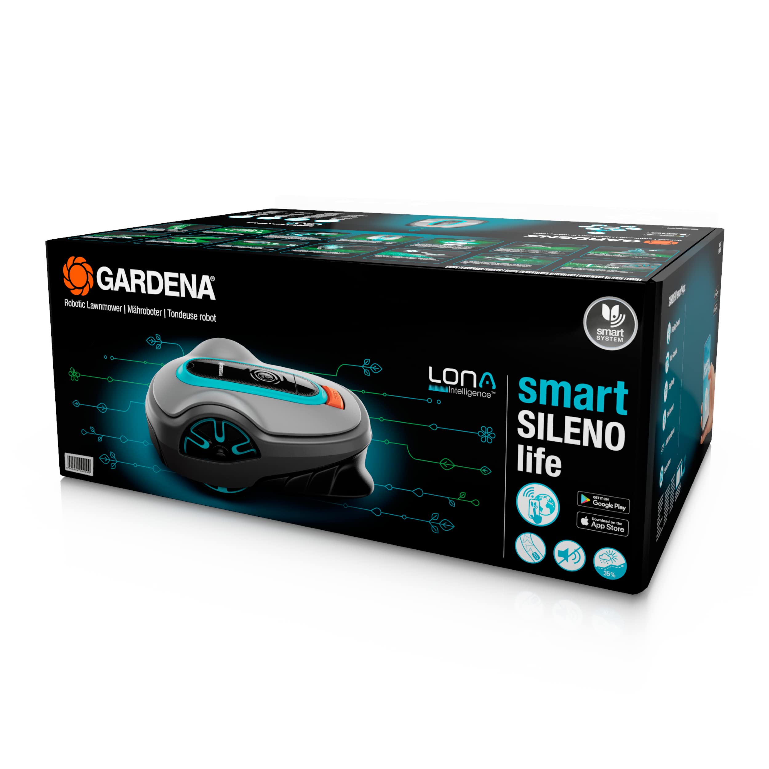 Gardena Robot Tosaerba Smart Sileno Life 1000m²