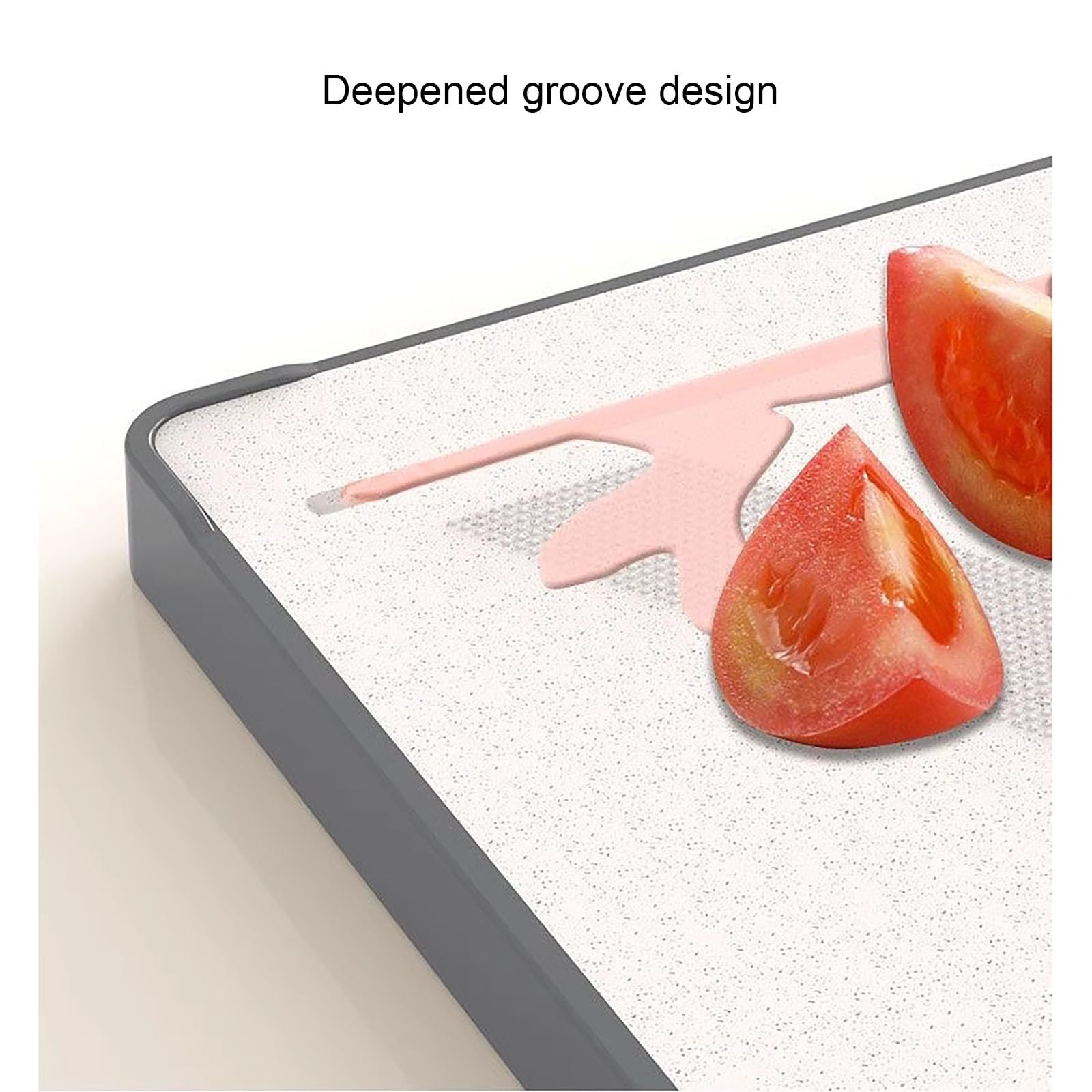 Tablas Cortar Cocina, Cutting Board, Tabla de Cortar Cocina, para Cortar Carne o Verduras, Bordes Antideslizantes, Ligera y Adecuada para Llevar de Camping(X-Large)