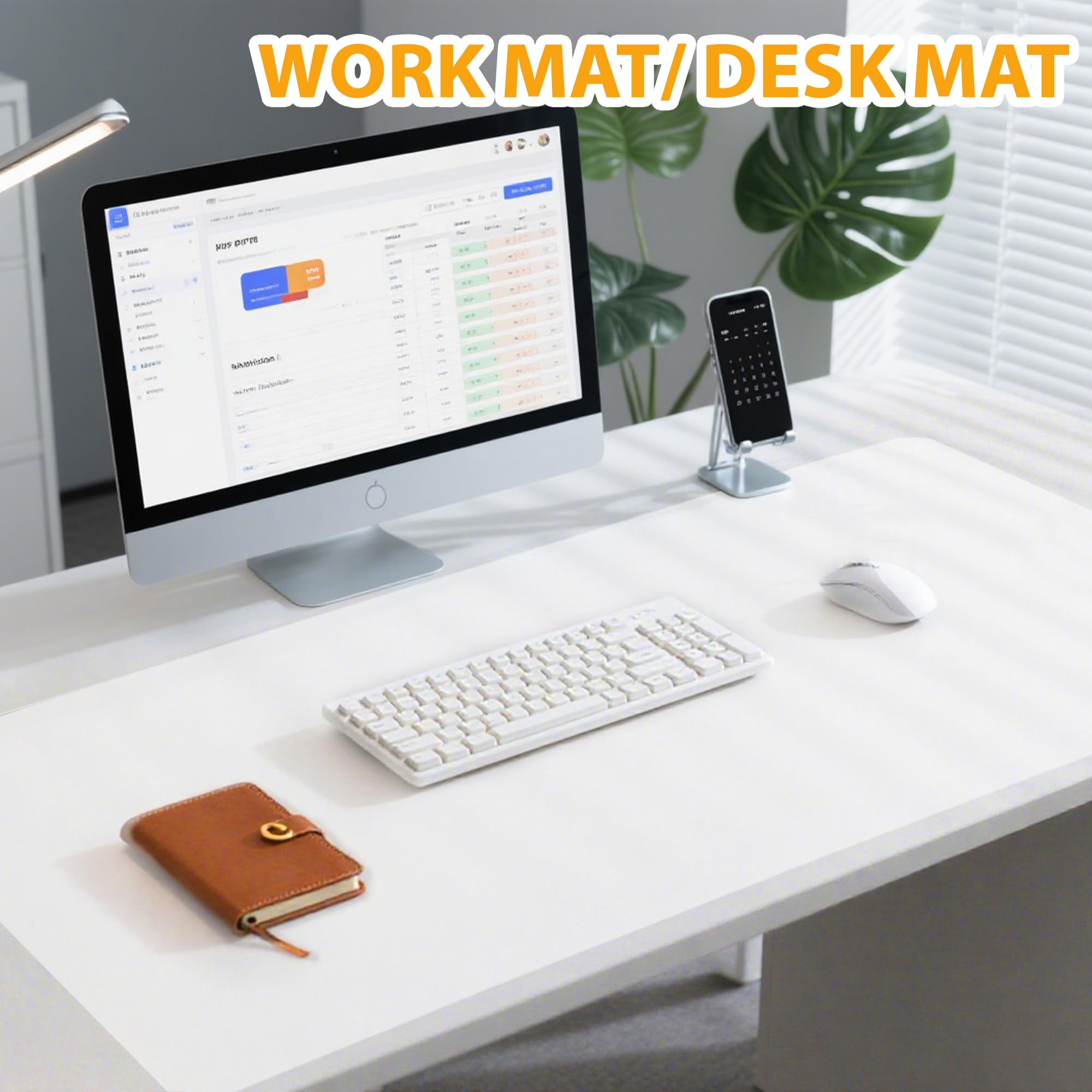 SOSMAR Grands tapis en silicone pour plans de travail - 120 x 60 cm - Protection de plan de travail de cuisine - Feuille de silicone pour résine - Résistant à la chaleur - Antidérapant - Imperméable