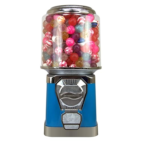 Miniatura 3 de Máquina de doble bola de goma con soporte de metal - 2 máquinas de bolas en soporte de metal - Cápsulas de juguetes máquinas expendedoras de