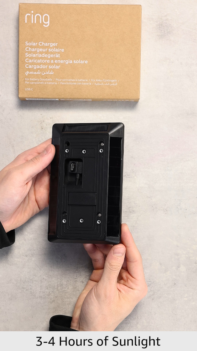 Battery Doorbell Plus Solar Charger | Solar Doorbell Camera