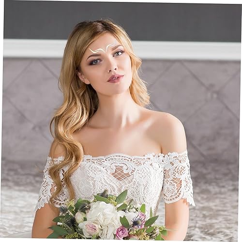 minkissy 6Pcs Temporary Eyebrow Eyeliner Tattoos Stickers for Women Festival Face Makeup Safe Skin Friendly Eye Stickers for Halloween Carnival Parties