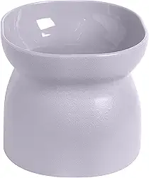 PET GAMES – Comedouro ou Bebedouro Funcional, Elevado, com Design Elegante e Qualidade Premium para Gatos – ErgonoCat Gelo