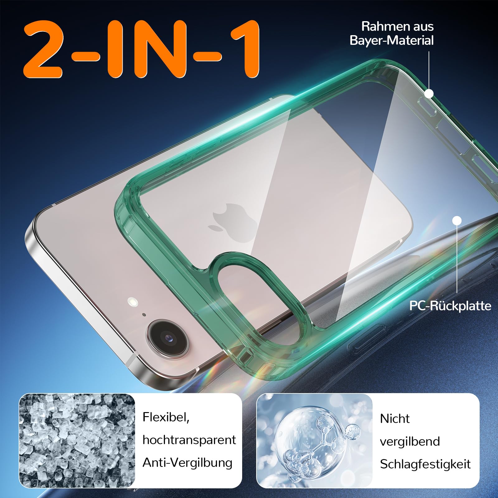 Clear Case for iPhone 15, Ultra Thin, Shockproof TPU Cover, Anti-Yellowing, Crystal Clear, Phone Case for Apple iPhone 15 - Clear — view 280