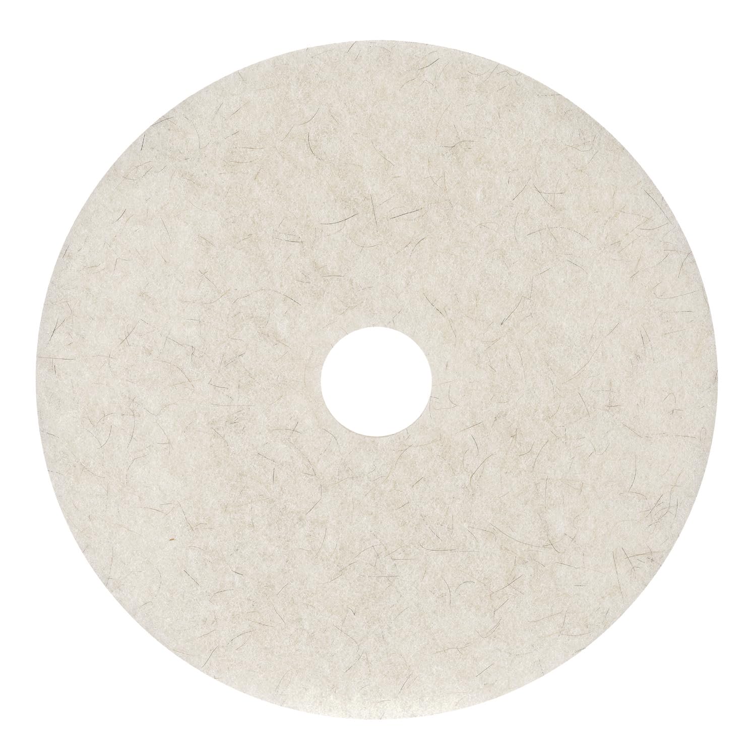 Boardwalk BWK4019NAT 19 in. Diameter Burnishing Floor Pads - Natural White (5/Carton)