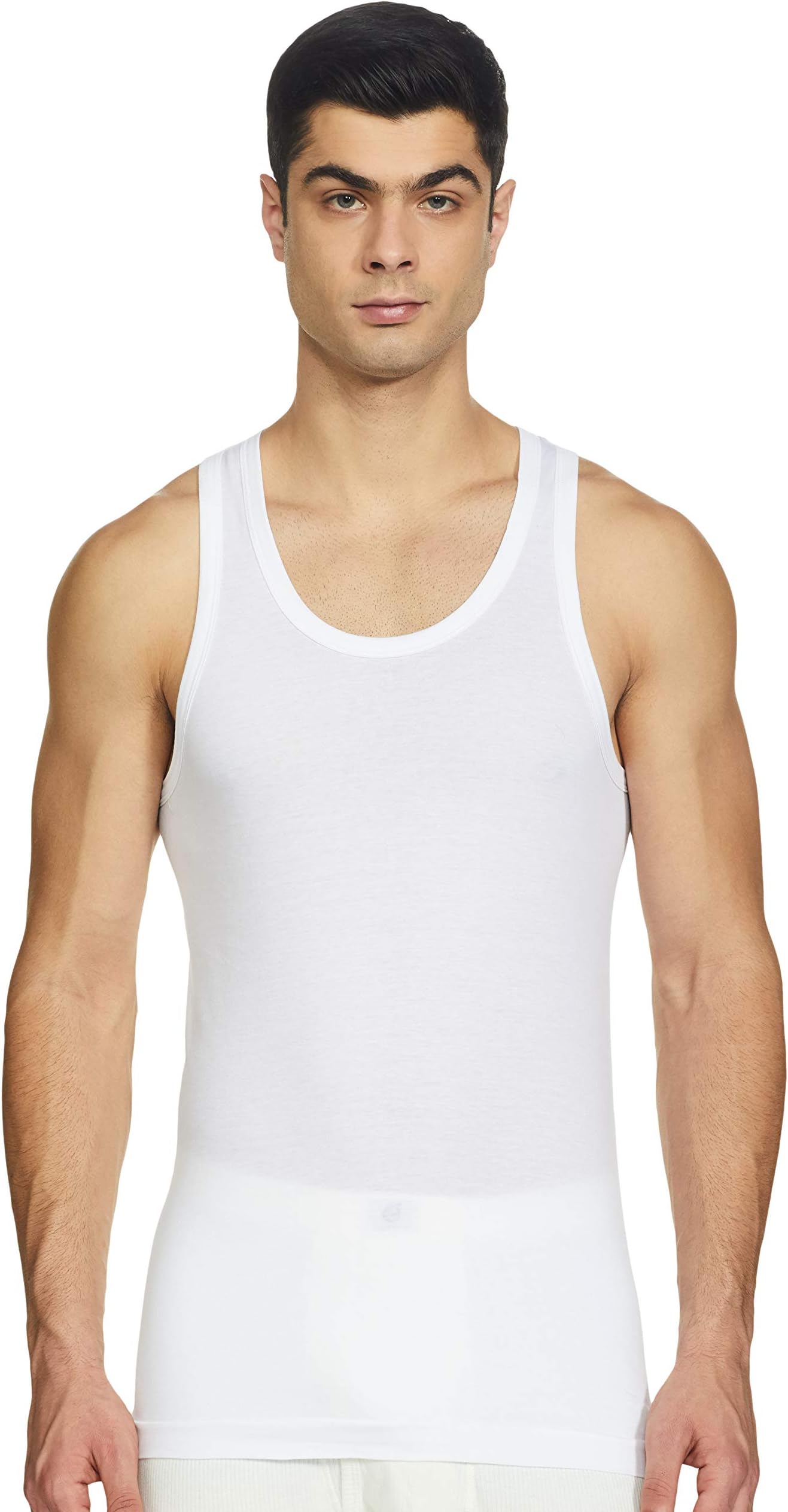 Macroman M-SeriesMen's Vest, White, L