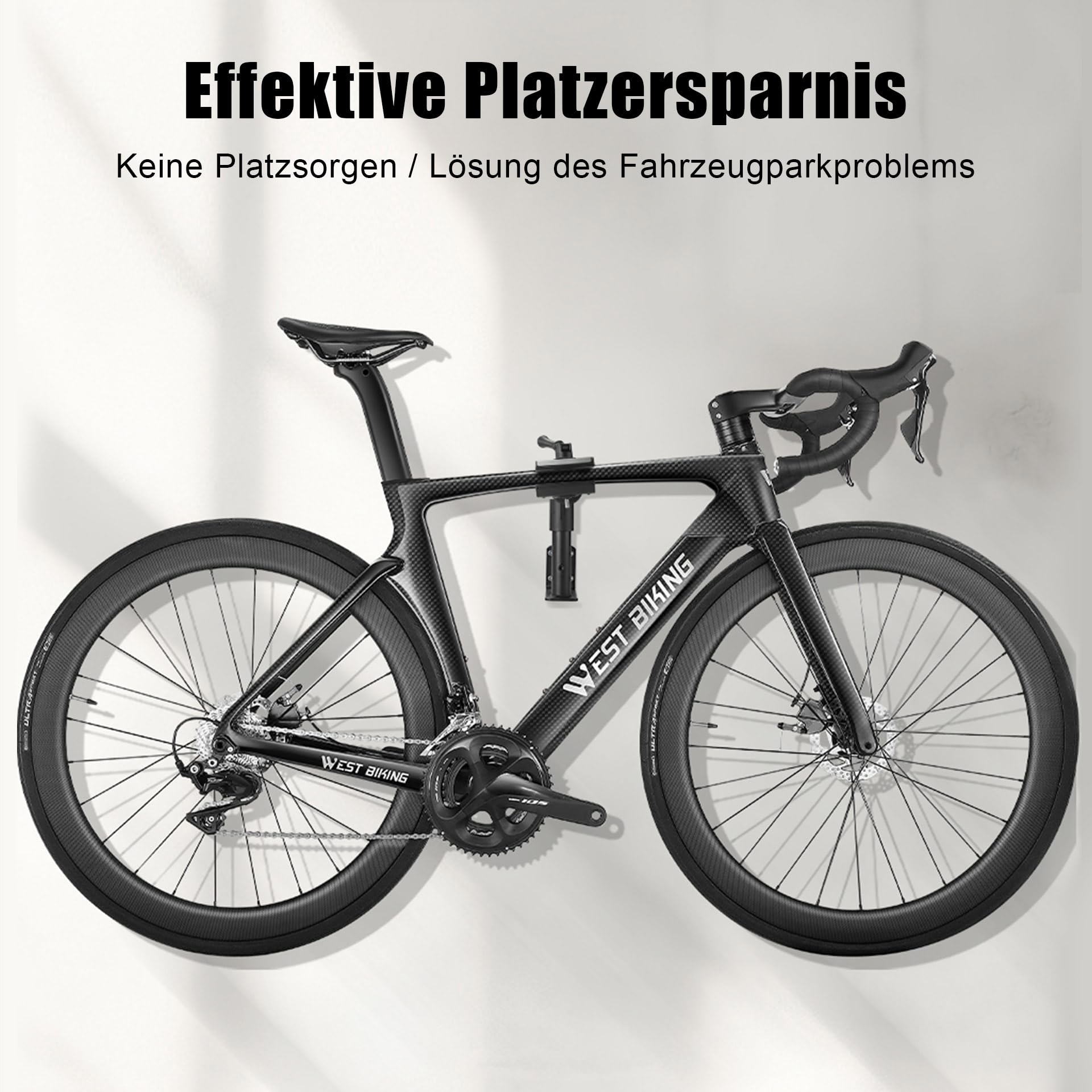 Mimoke 2 in 1 Fahrrad Reparaturständer Stabile Wand und Werkbank montage, Einstellbare karbonstahl konstruktion, Leichtbauweise, Tragfähigkeit bis zu 40KG für MTB & Straßenräder