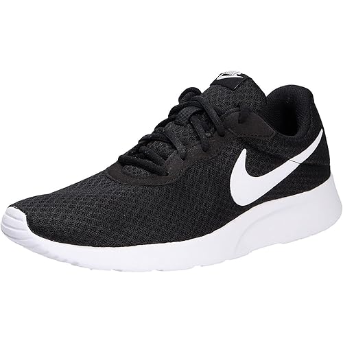 NIKE Men's Tanjun Sneakers, Breathable Textile Uppers and Comfortable Lightweight Cushioning