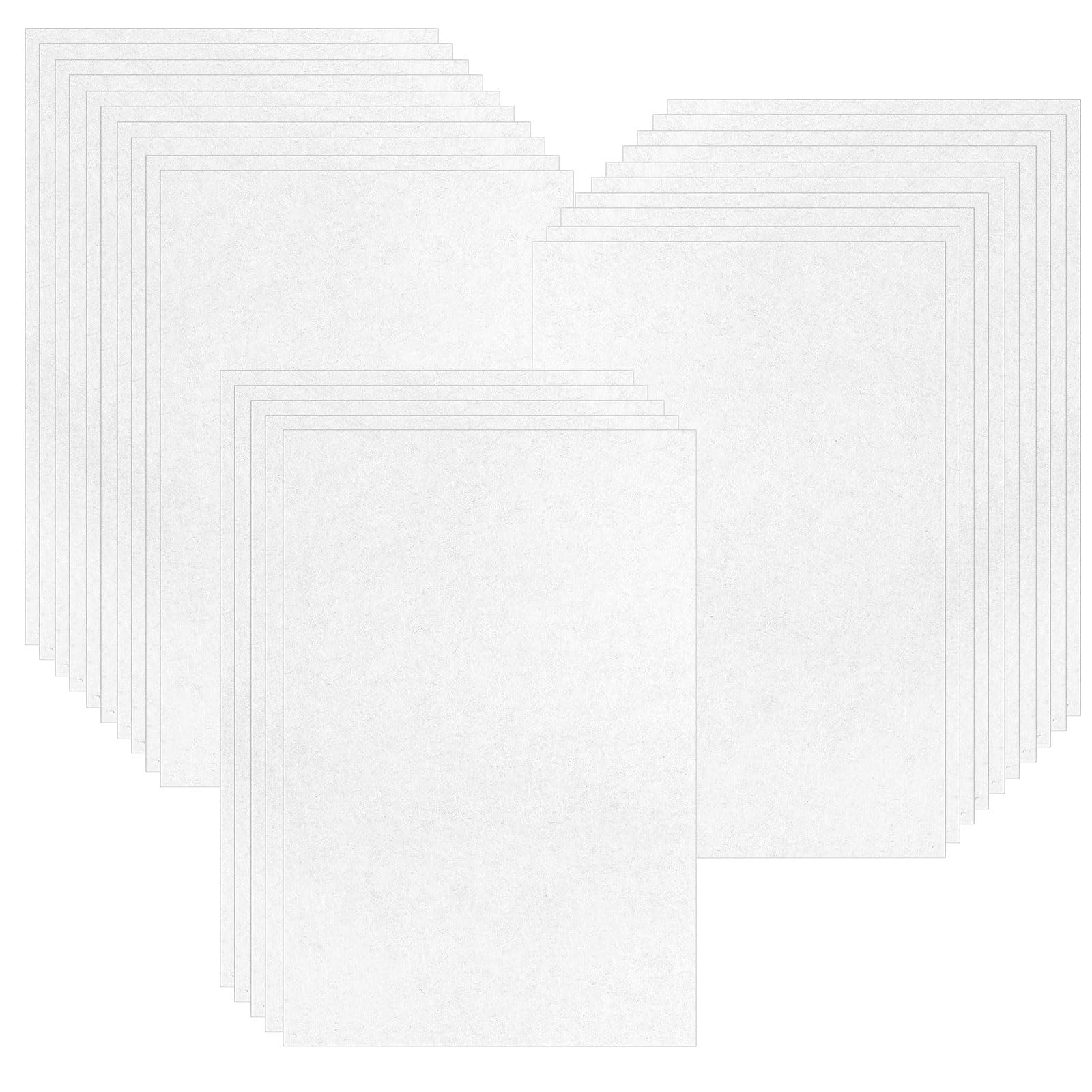 Noviatrix 25 Pieces of Shrink Plastic Sheets, Suitable for Handmade Shrinky Dink Paper Semi Transparent Shrink Plastic, Suitable for Making Keychains, Badges, Bookmarks