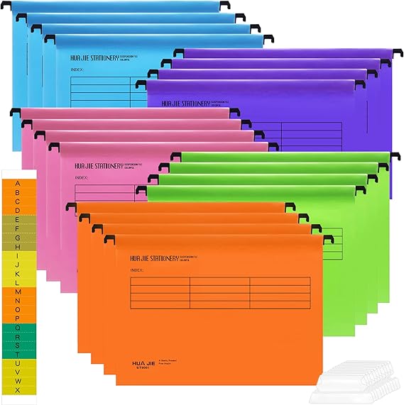 A4 Filing Suspension Files,20 Pack(12.4 * 9.6in) Foolscap