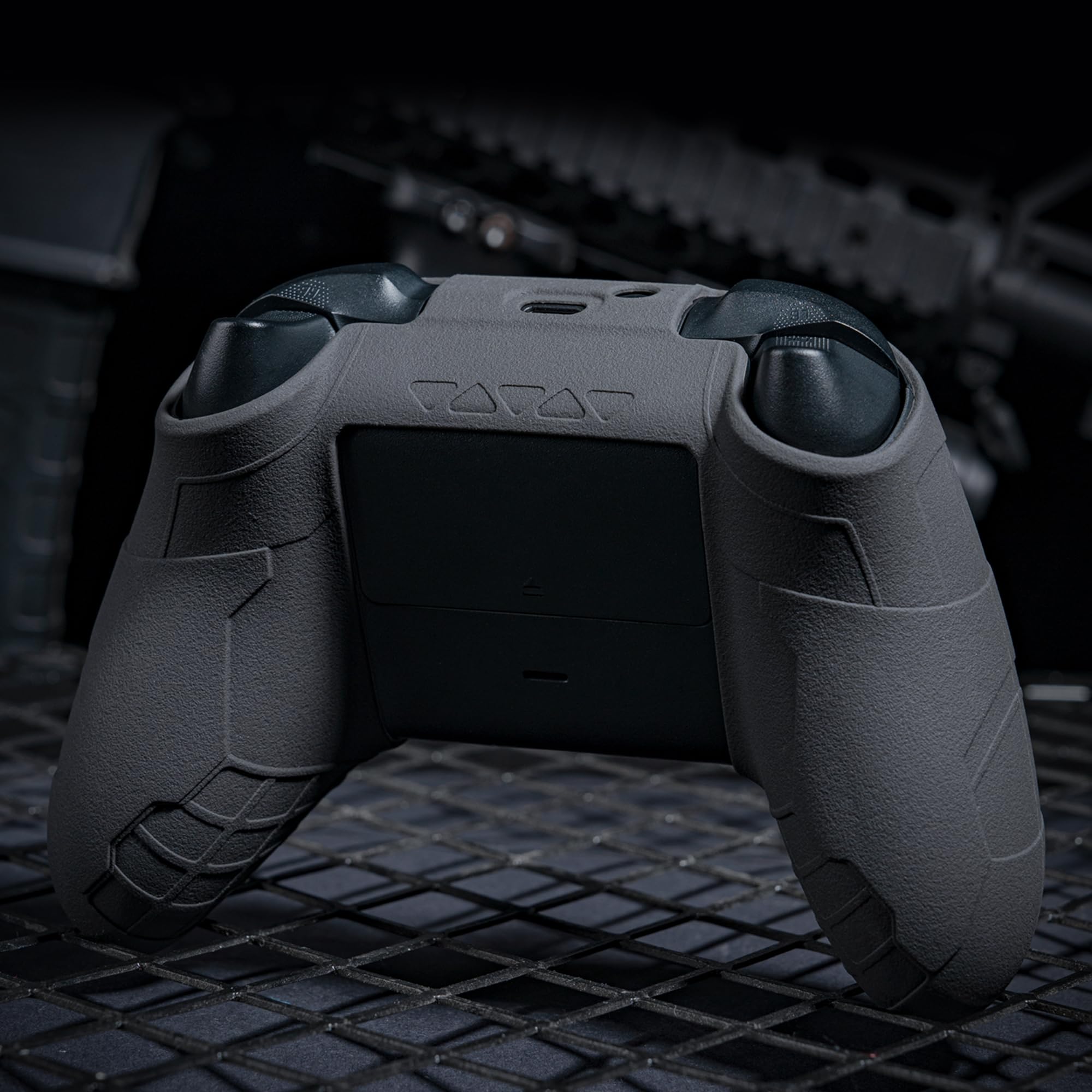 GeekShare G.S.TAC - Juego de empuñaduras tácticas de silicona antideslizante para mando Xbox Series X/S con 2 tapas de agarre para el pulgar