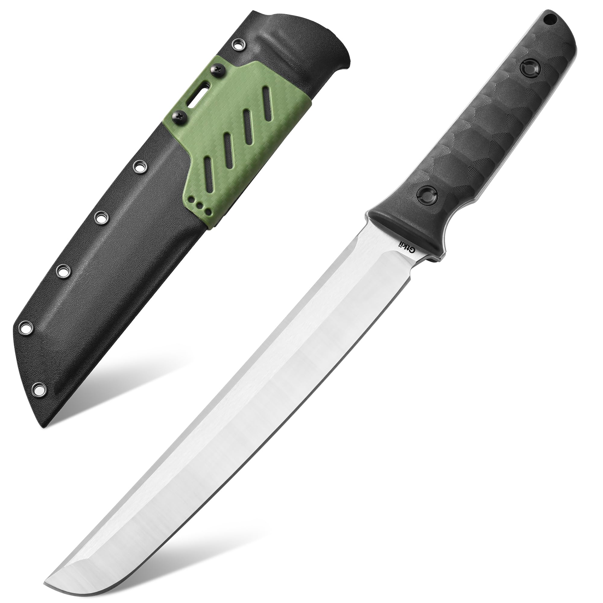 Amazon.com : Gtkii GTK6 Fixed Blade Knife AUS-10 Steel Blade Full