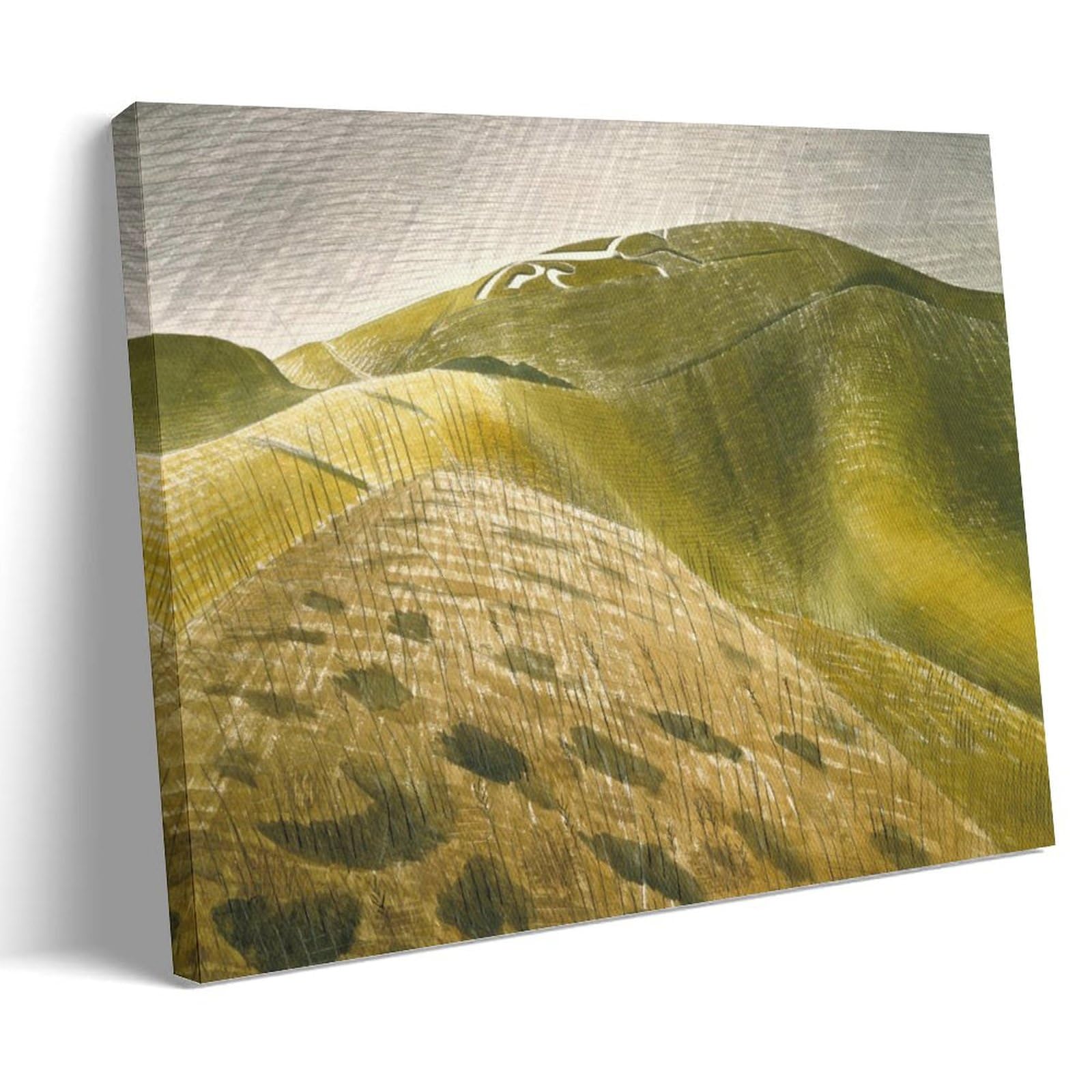 XuXueCC Eric Ravilious Wall Art Prints Paintings Poster The Vale of The White Horse Picture Print Wall Art Painting Canvas Artworks Gift Idea Room Aesthetic Frame 24x36inch(60x90cm)