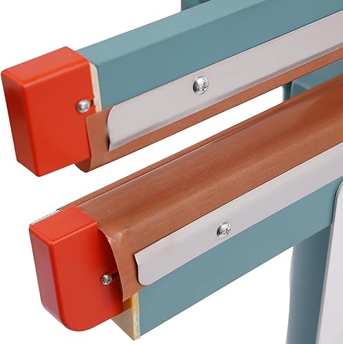 Miniatura 5 de Foot Impulse Sealing Machine, 1000W 24" Foot Impulse Heat Sealer Aluminum Packaging Sealing Machines Industrial Pedal Sealer with 9 Gears Adjustable