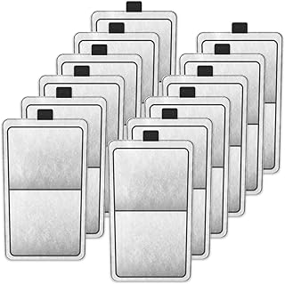 12-Pack Filter Cartridge Replacement for Top Fin PF-S Silenstream PF10 Power Filters
