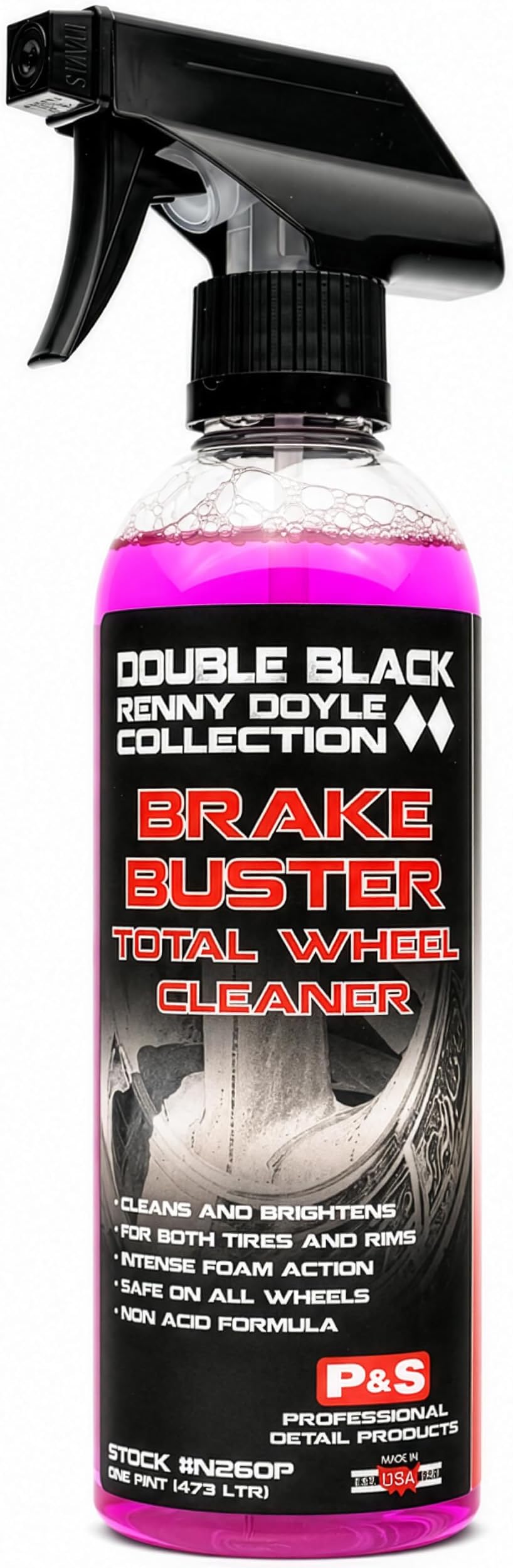 P&S Detailing Products - RT40 - Brake Buster Non-Acid Wheel Cleaner (1 Pint)