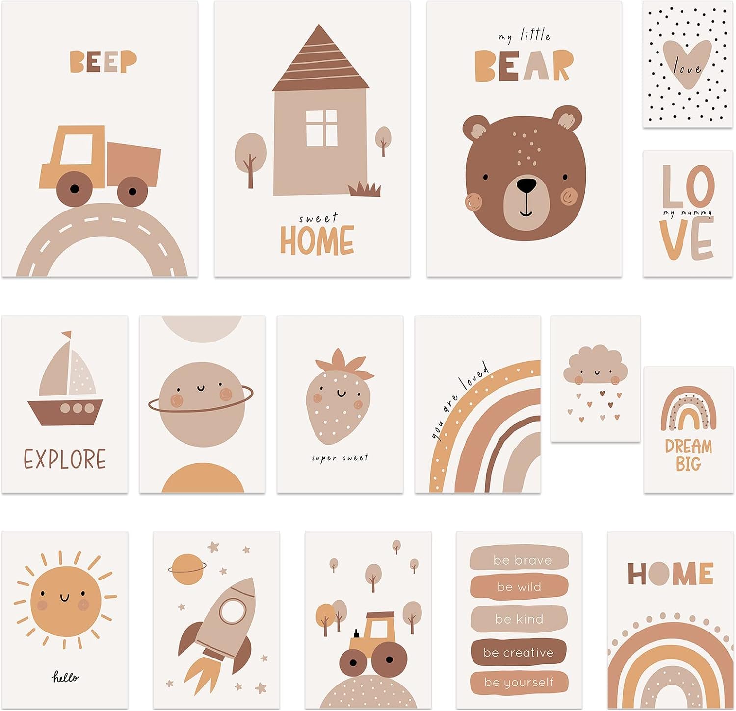 Boho Wall Decals Removable Boho Wall Sticker Peel and Stick