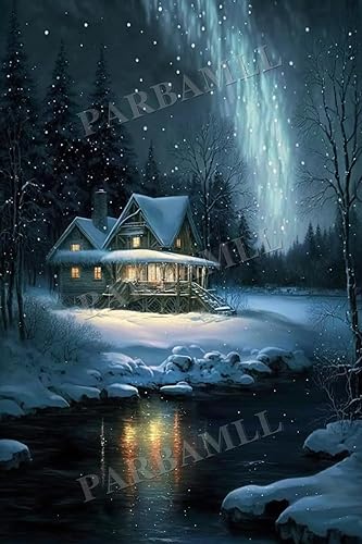 Miniatura 9 de Rompecabezas de 1000 piezas para adultos, lindo muñeco de nieve y pájaro de Navidad, arte educativo, decoración de pared de regalo