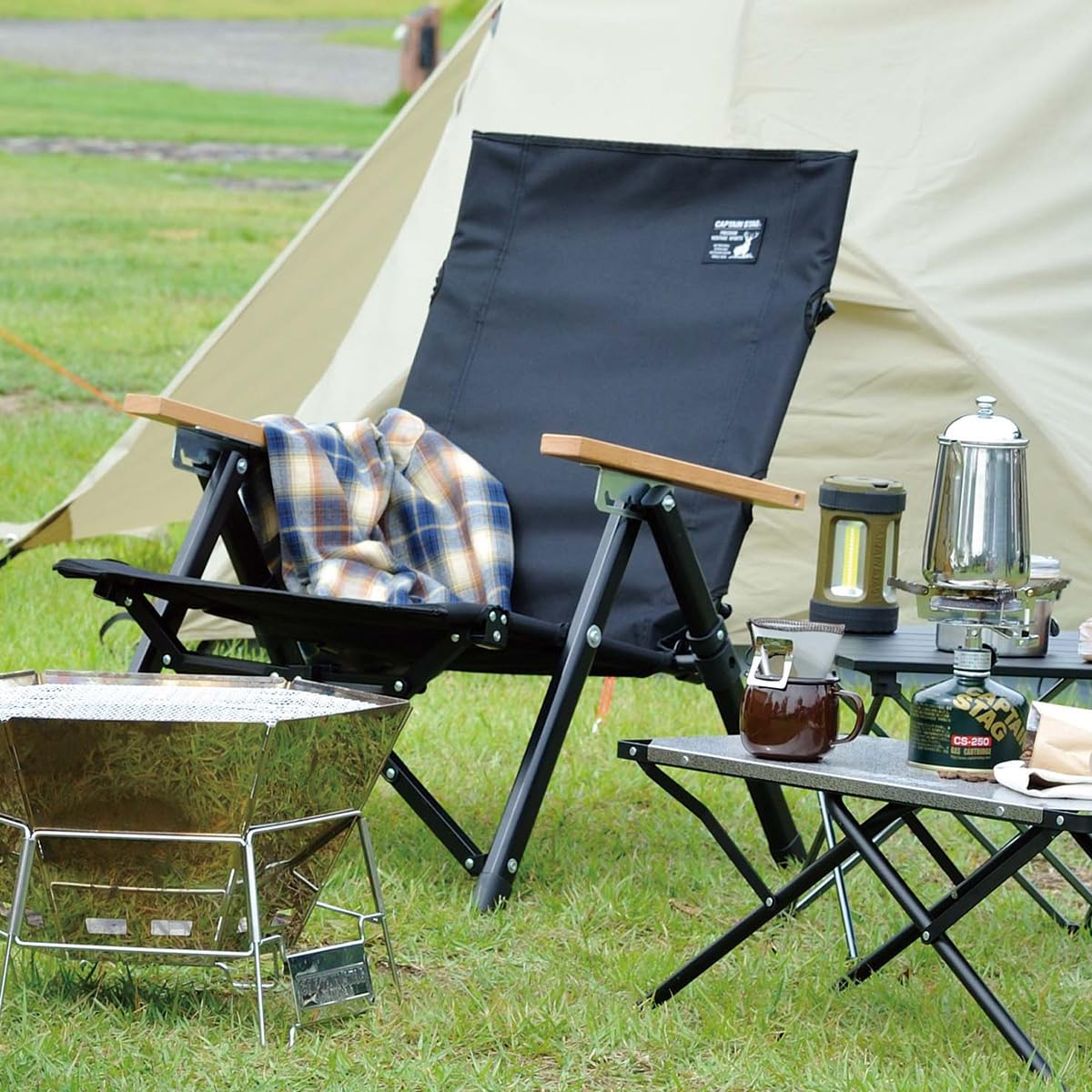 Amazon | キャプテンスタッグ(CAPTAIN STAG) アウトドアチェア チェア  