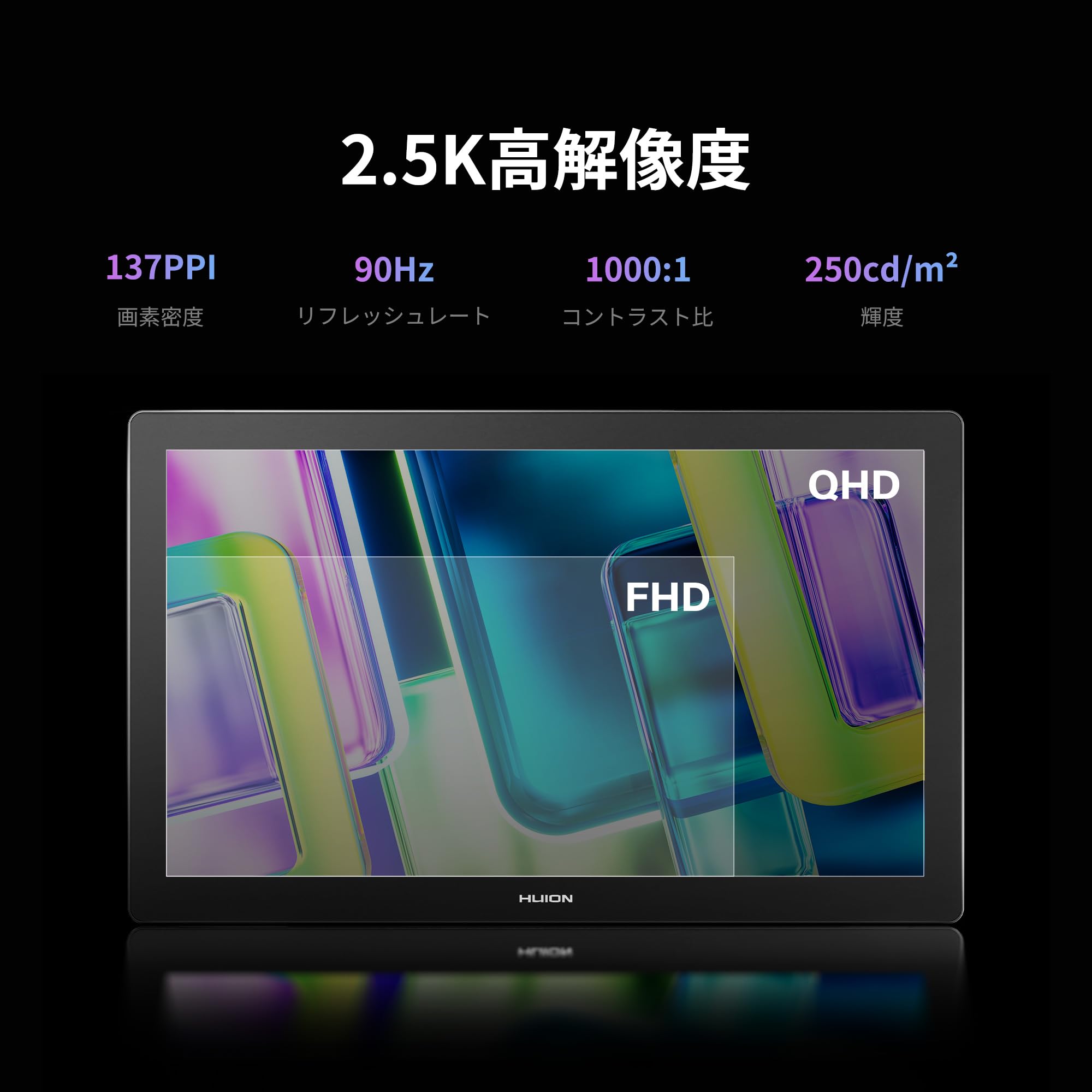Amazon.co.jp: HUION 液タブ Kamvas 22 (Gen3) 21.5インチ 液晶