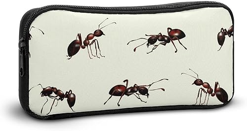 Miniatura 7 de Estuche para lápices de hormigas realistas, bolsa de lápices duradera de gran capacidad para guardar bolígrafos