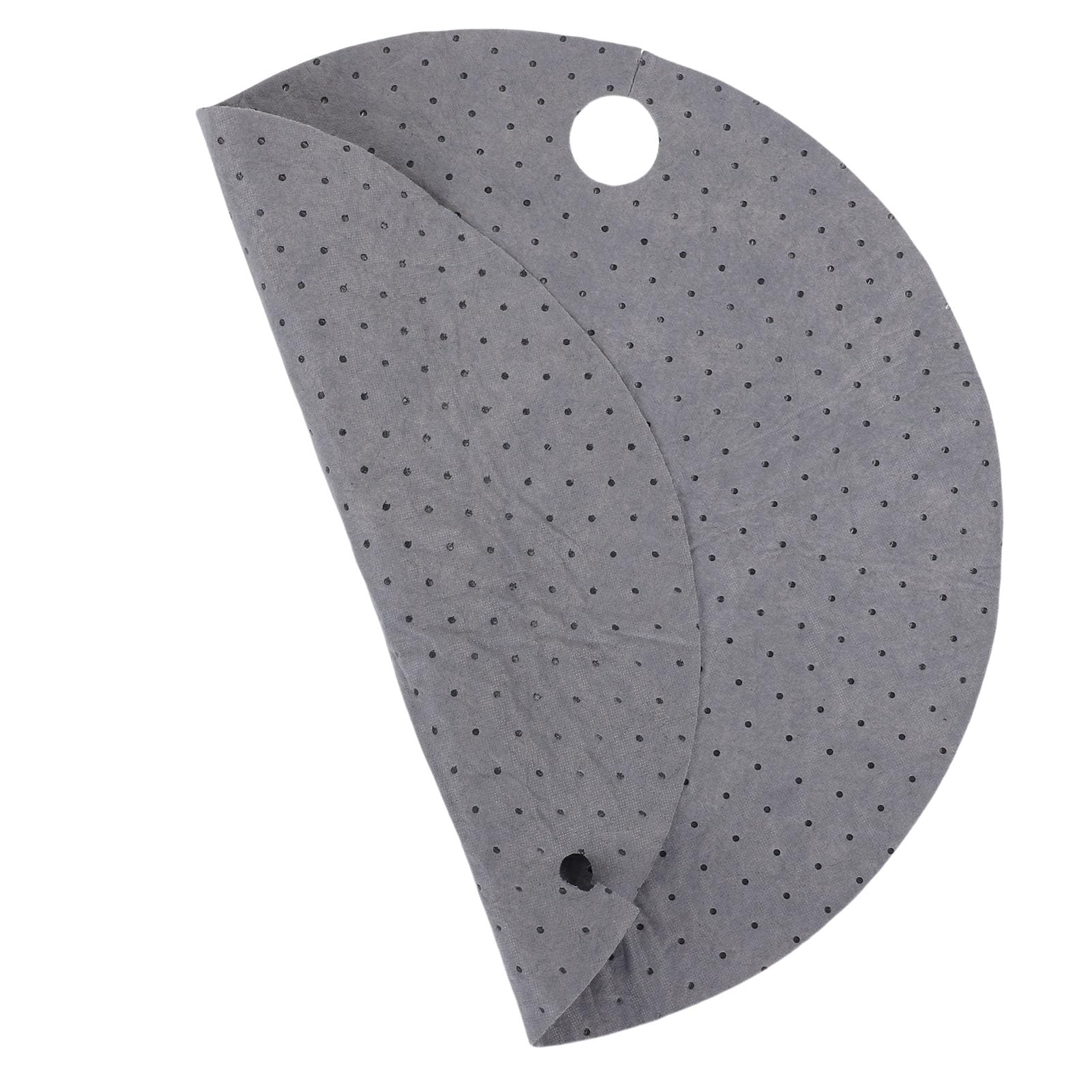 Naroote 25 Tapis Absorbants pour Dessus de Fût, Tapis Absorbants Rapides de 21 Pouces de Diamètre avec Conception à Trous en, pour Fûts de 55 Gallons, Ateliers, Sous-sols