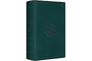 ESV Large Print Personal Size Bible (TruTone, Deep Teal, Emblem Design)