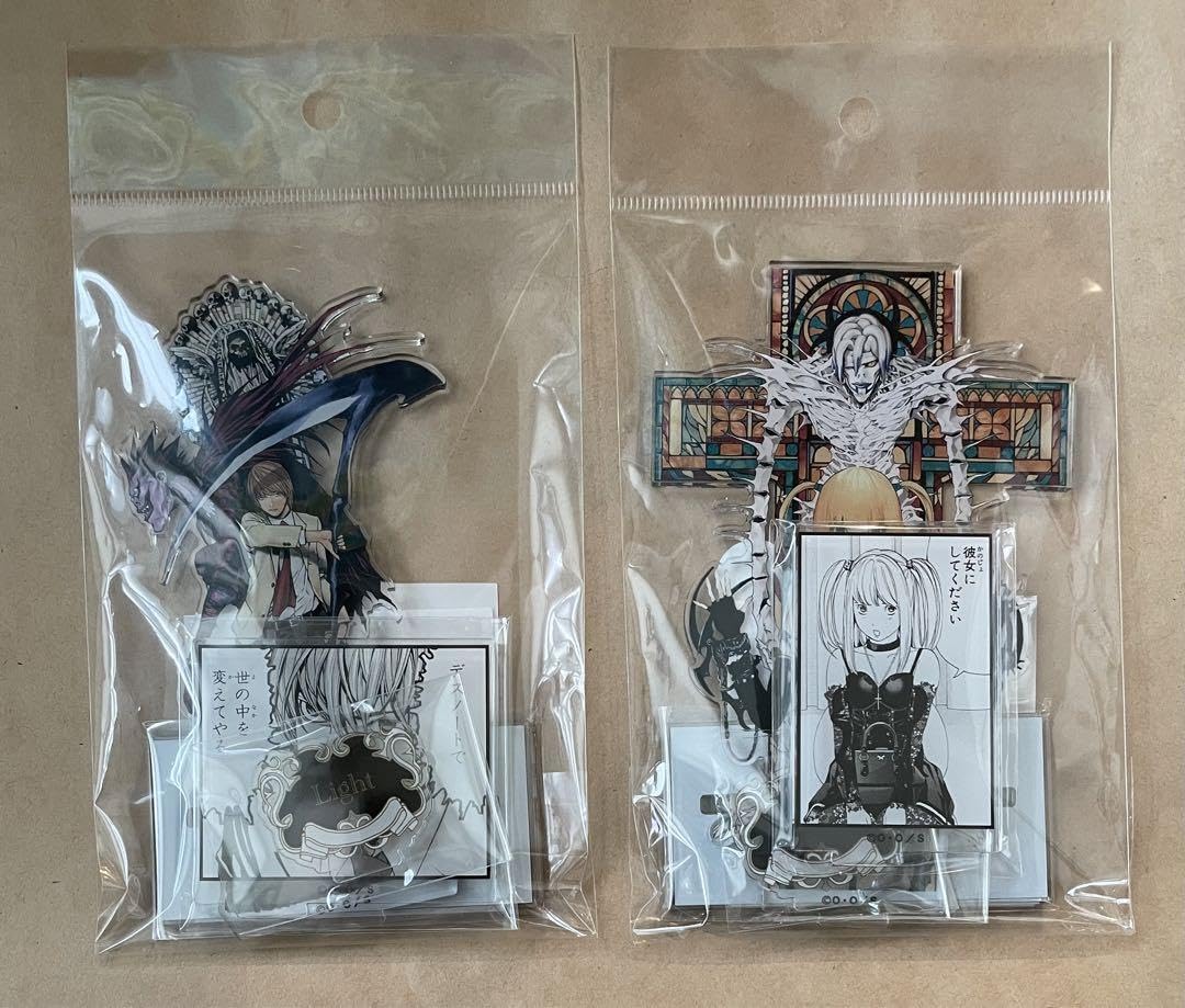 【新品未開封】デスノート展　アクリルジオラマ　フィギュア　夜神月　弥海砂　L デスノート展 アクリルジオラマ 夜神月 弥海砂 L 3点セット