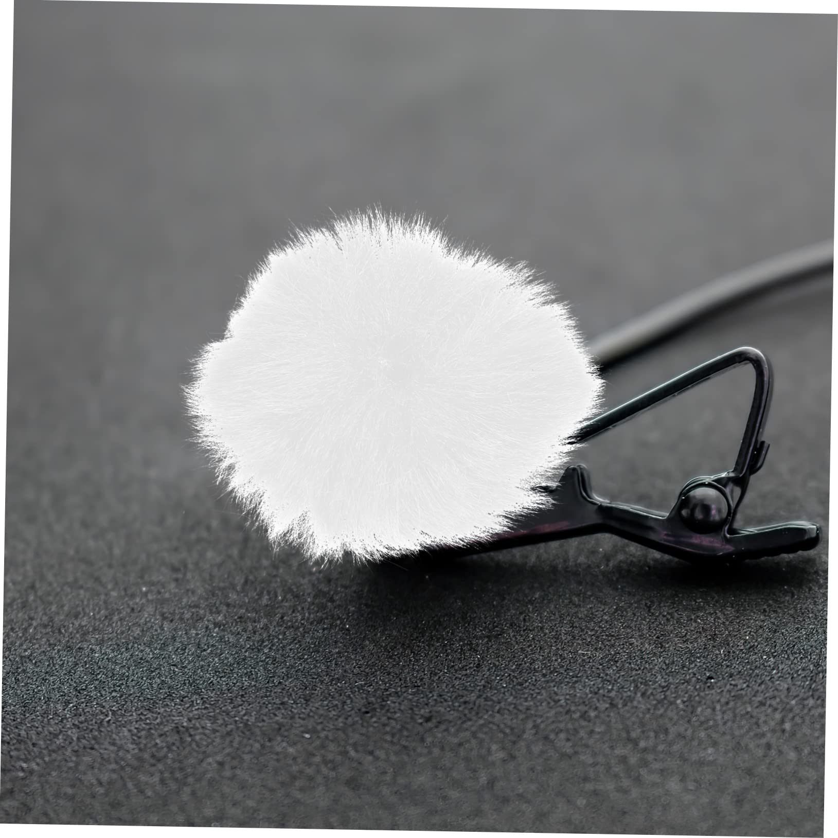 TOYANDONA 30pièces Bonnette Microphone Furry Anti-vent Couverture Extérieure Pour Enregistrement Et Streaming Direct Et Idéale Pour Éviter Le Bruit Du Vent