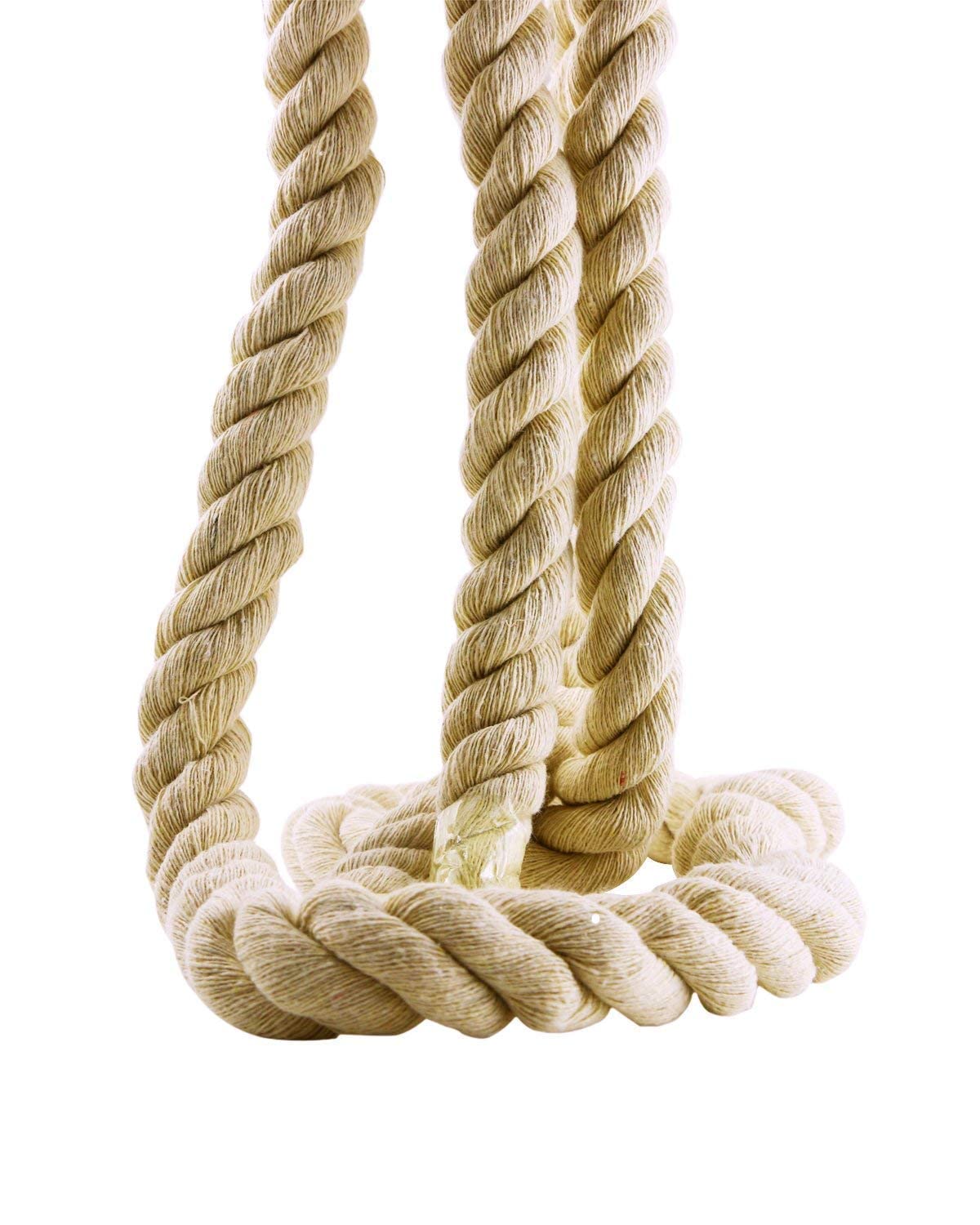 Tug of War Cotton Rope 10 mm Thickness (10 Meters) Beige-image-45