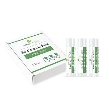 Oncology Lip Balm - Natural Organic Plant Based lip balm for Oncology Patients, Heals Dry Lips - Moisturizes, Soothes and Hydrate Parched Lips - 3 pack