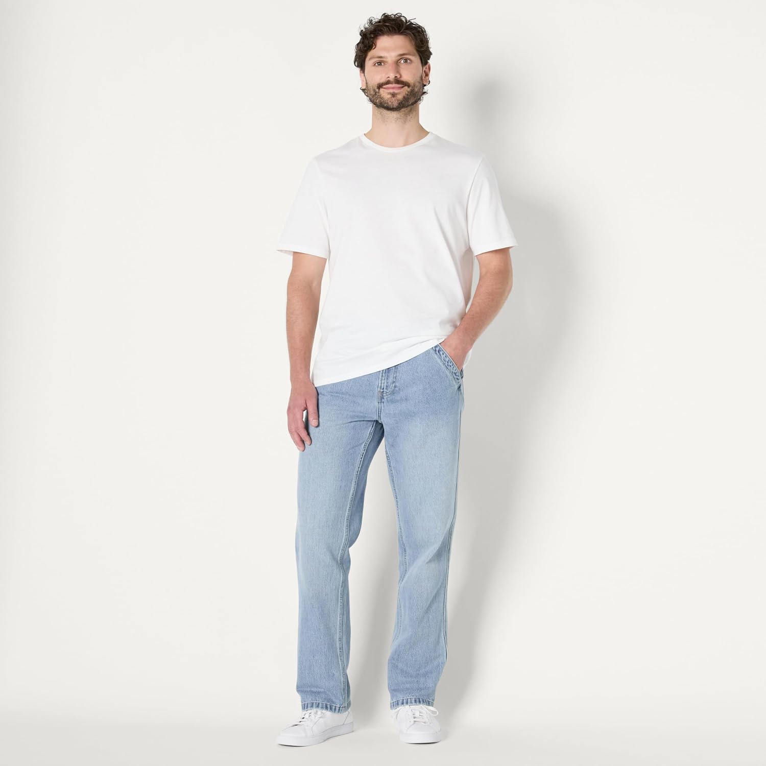 Amazon Essentials Men's Rigid Relaxed-Fit Workwear Carpenter Jeans