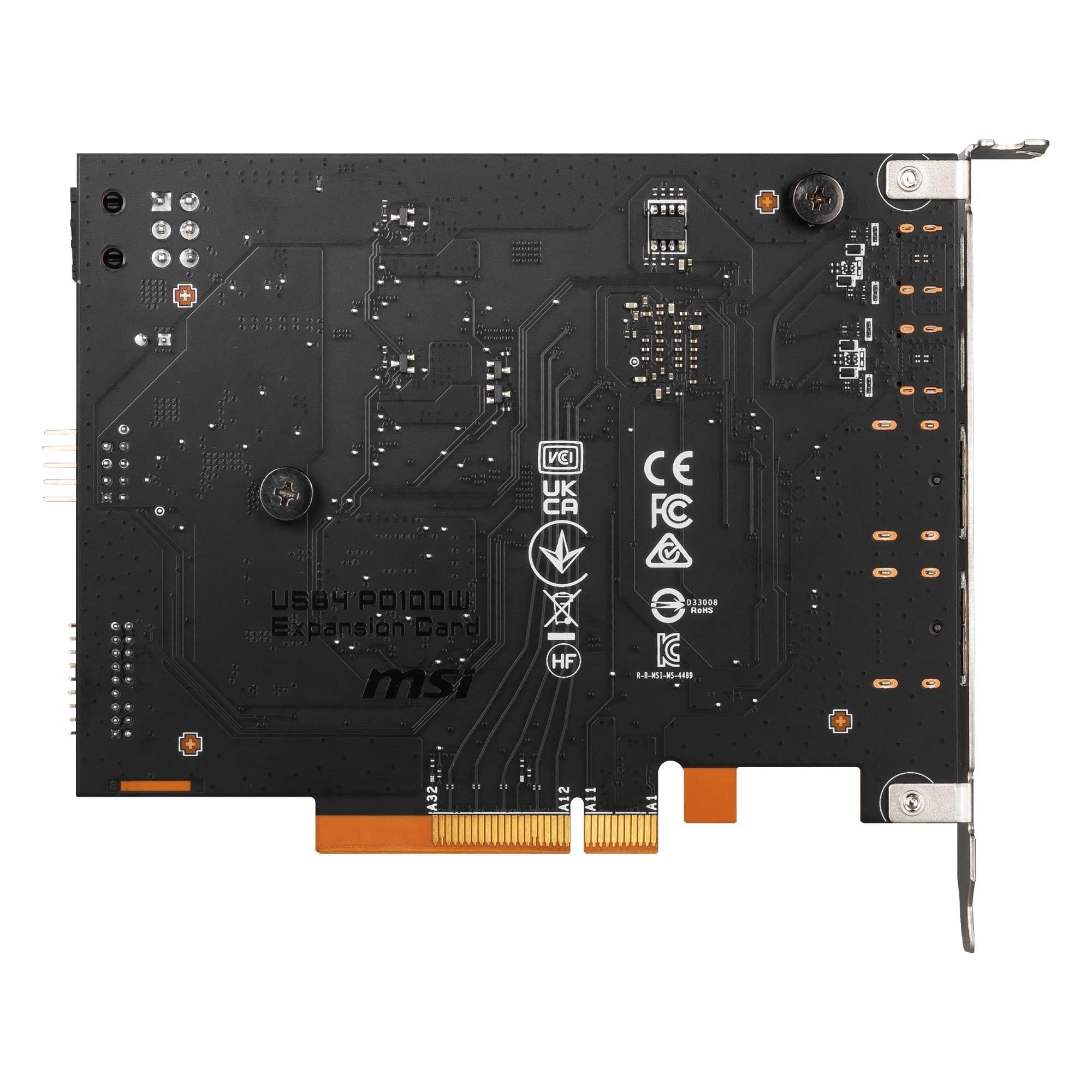 USB4 PD100W Expansion Card - Offering 2 x USB 4.0 Type-C and 2 x