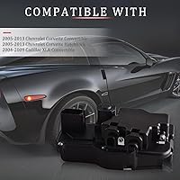 Vista 2 de Actuador de cerradura de puerta delantera derecha compatible con Chevrolet Corvette C6 2005-2013 Cadillac XLR 2004-2009 Actuador de pestillo