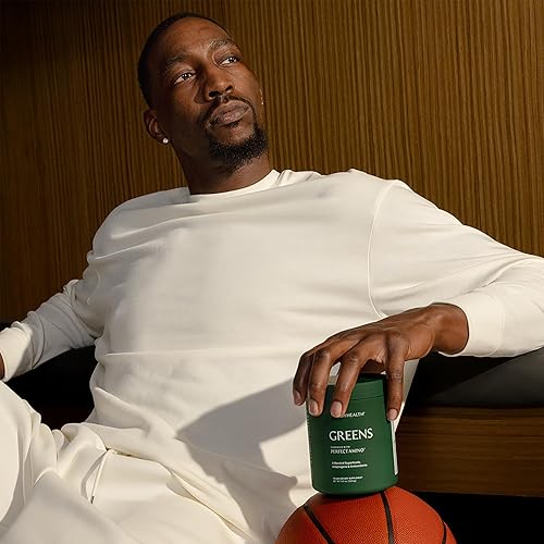 Miniatura 6 de BodyHealth Verdes mejorados con PerfectAmino - Superalimento diario en polvo de batido de manzana verde con verduras, frutas, antioxidantes,