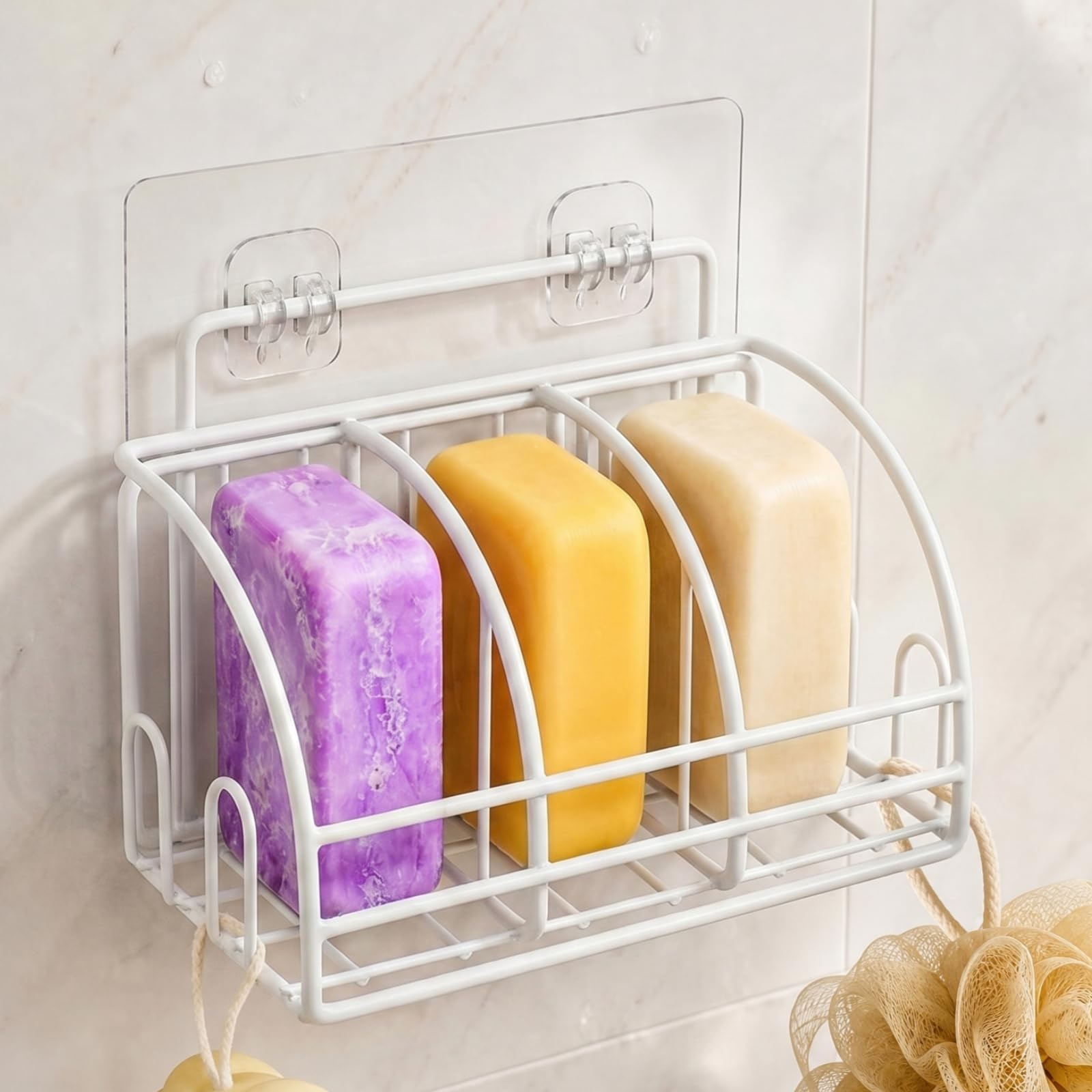 Soap Dish Bar Soap Holder for Shower Sponge Holder for Kitchen Sink Storage