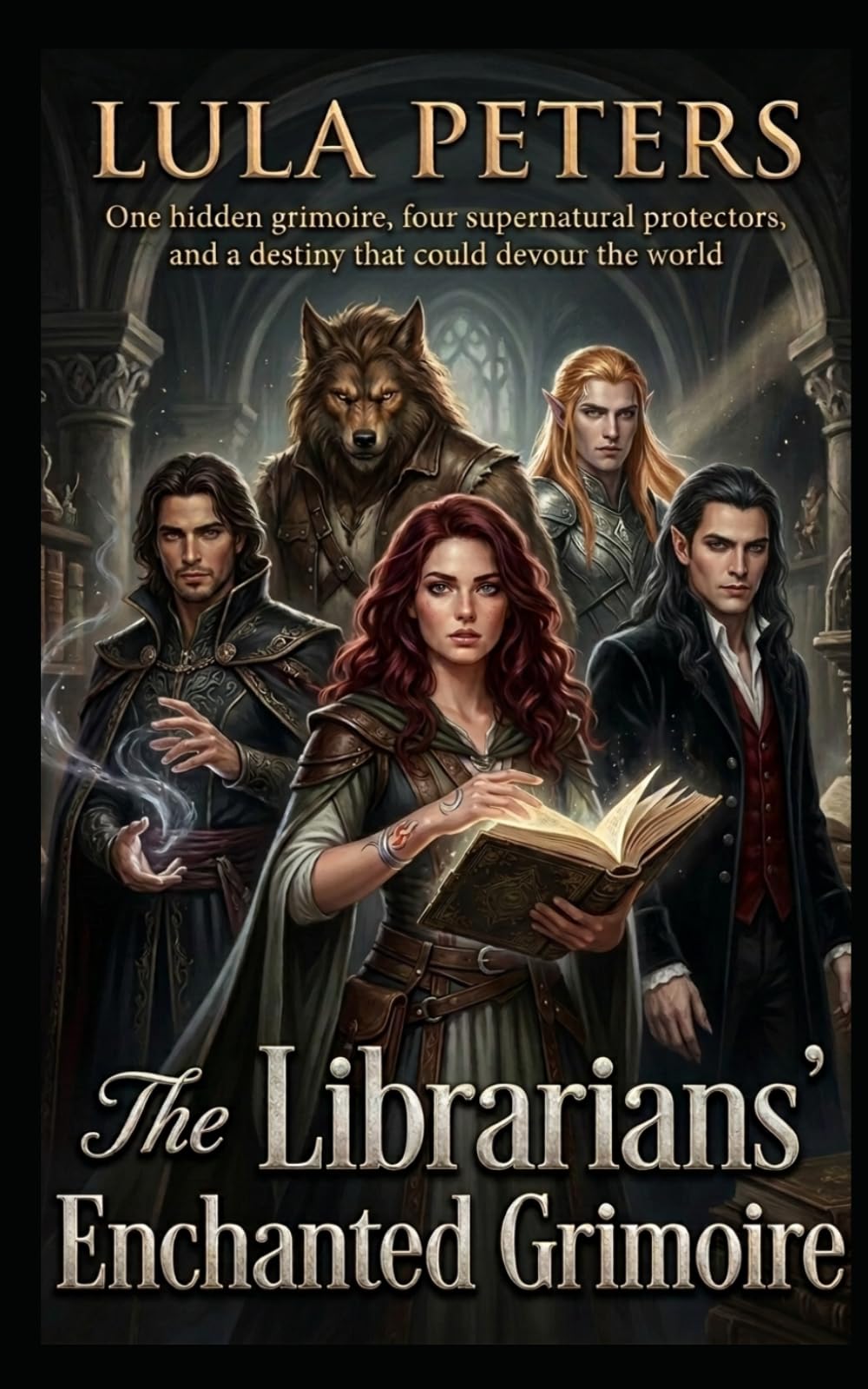 The Librarians' Enchanted Grimoire: One hidden grimoire, four supernatural protectors, and a destiny that could devour the world (Shadow Market series)