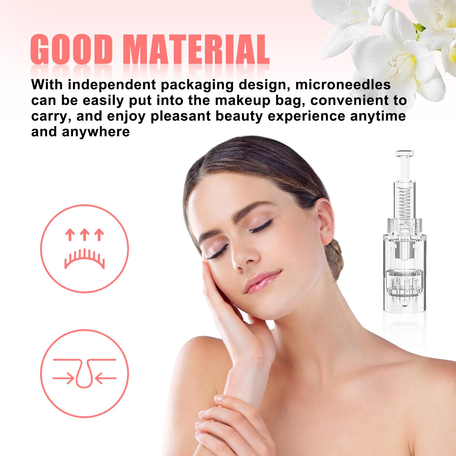 30 agujas de microneedling, repuesto Derma Pen, 24 pines, Micro Nano Agujas, cartuchos de repuesto para microagujas, cartuchos de repuesto para microagujas Dermapen Microneedling dispositivo Agujas de