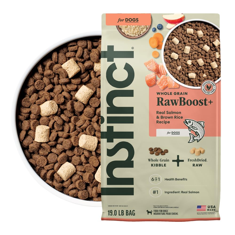 Instinct RawBoost Salmon 19lb bag