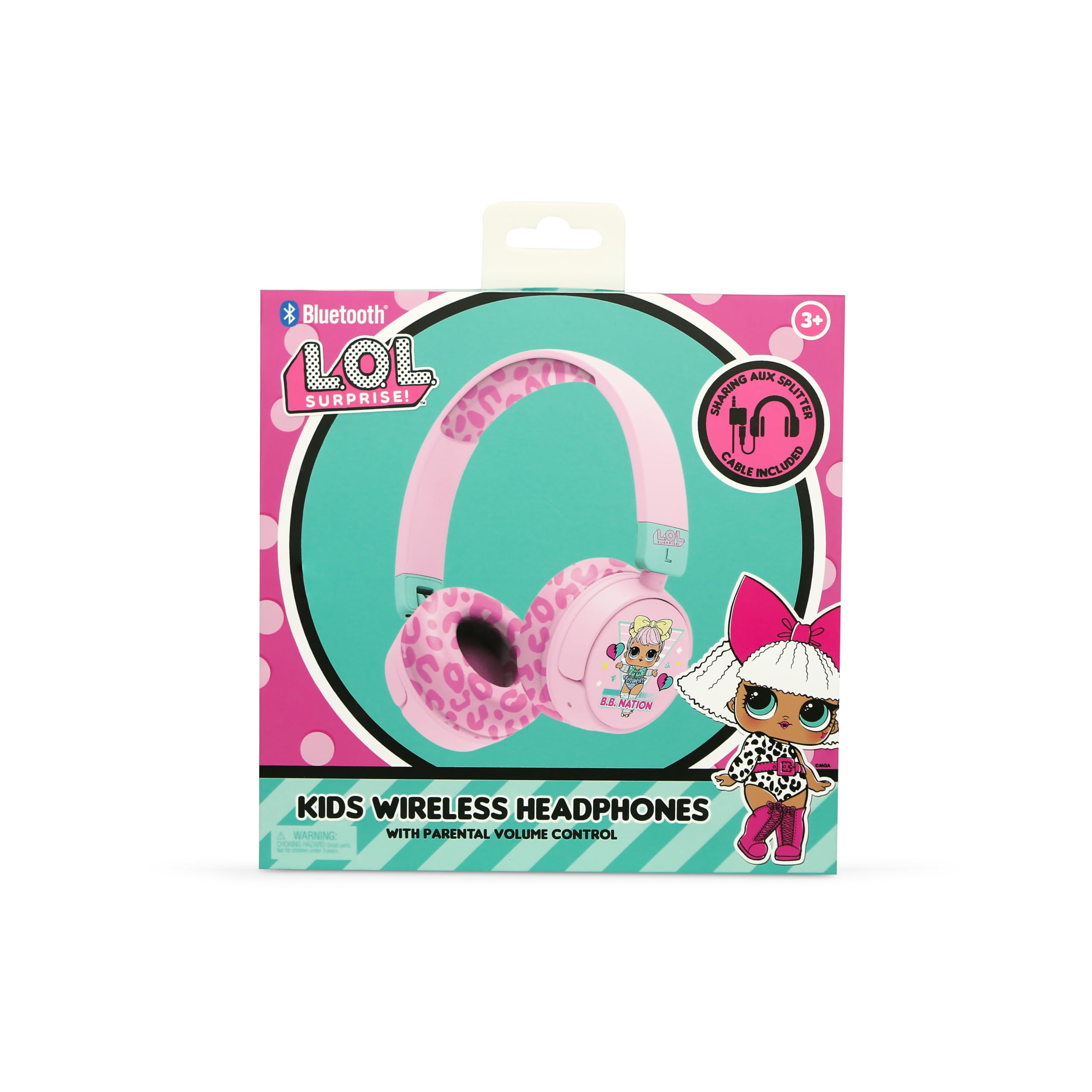 OTL Technologies LOL301 LOL Surprise Kids Wireless Headphones - Pink, normal - Image 2