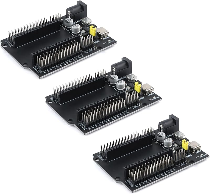 3Pcs ESP32 30Pin Expansion Board 30Pins ESP32 Development Board USB Type-C Micro USB WiFi+Bluetooth Ultra-Low Power Dual Core ESP32 ESP-32S ESP-WROOM-32 ESP
