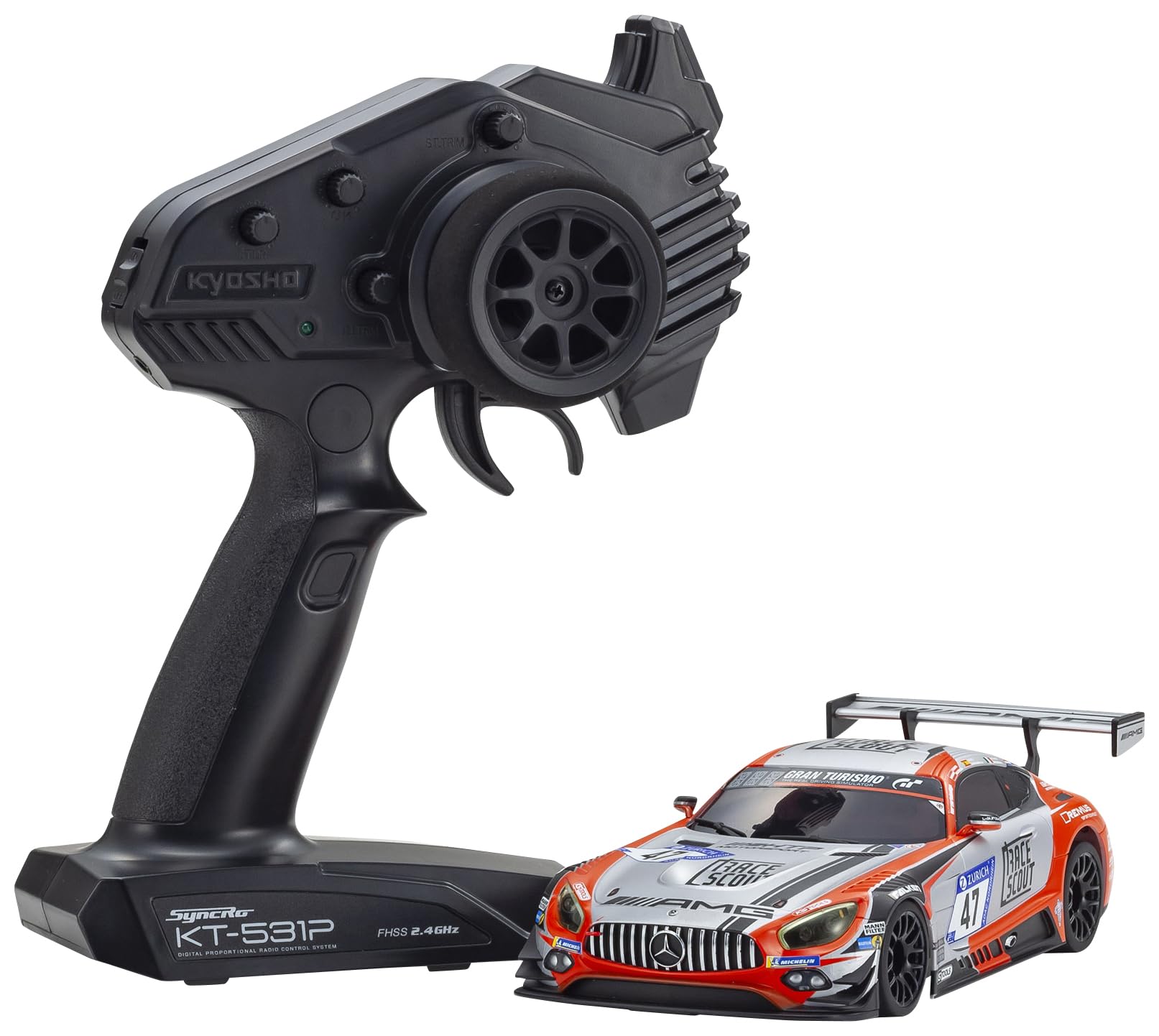 Amazon.com: Kyosho 32367FRS Mini-Z Rwd Mr04 Mercedes Amg Gt3 No.47