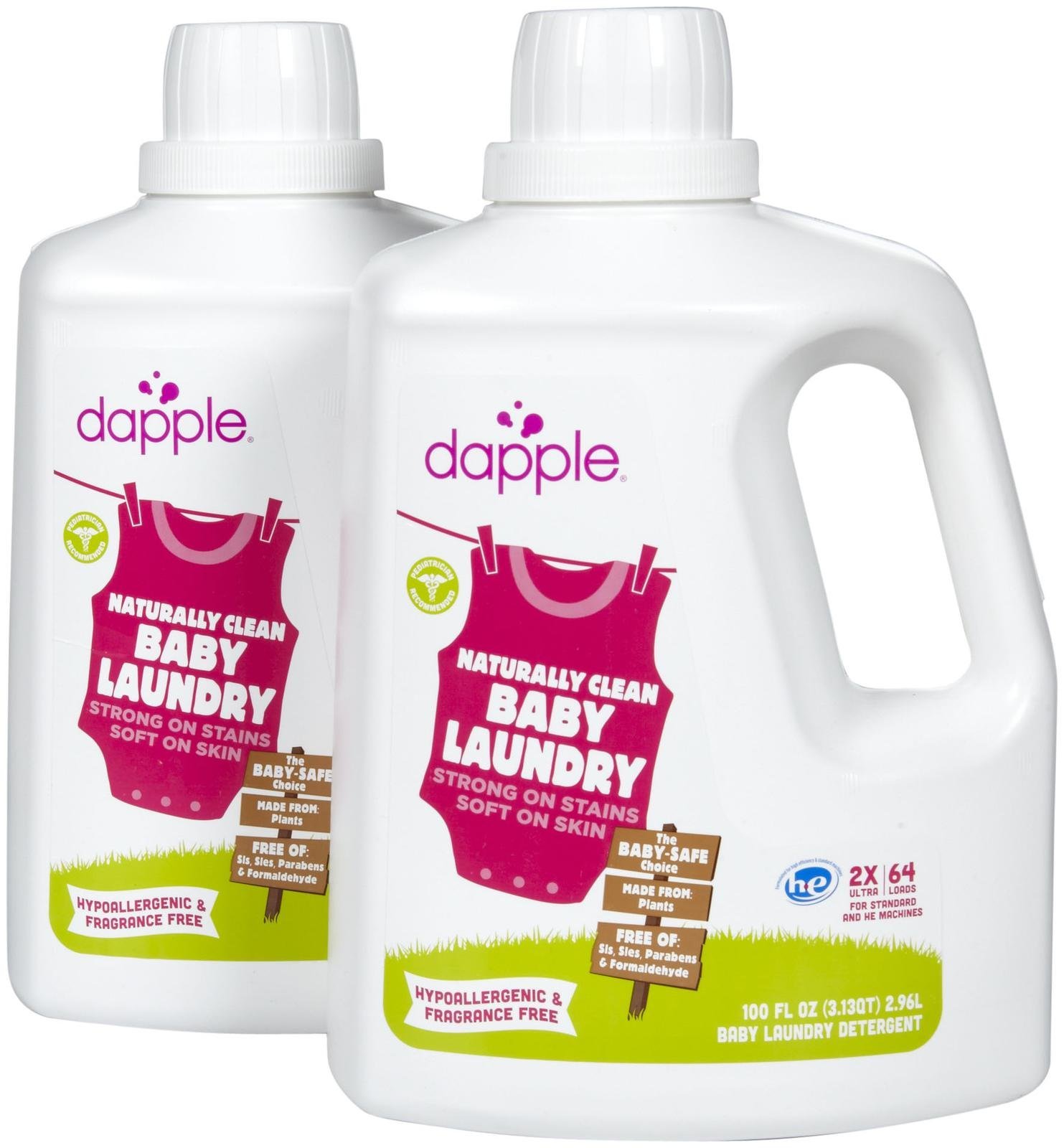 Dapple Baby Laundry Detergent - Fragrance Free - 100 oz - 2 pk