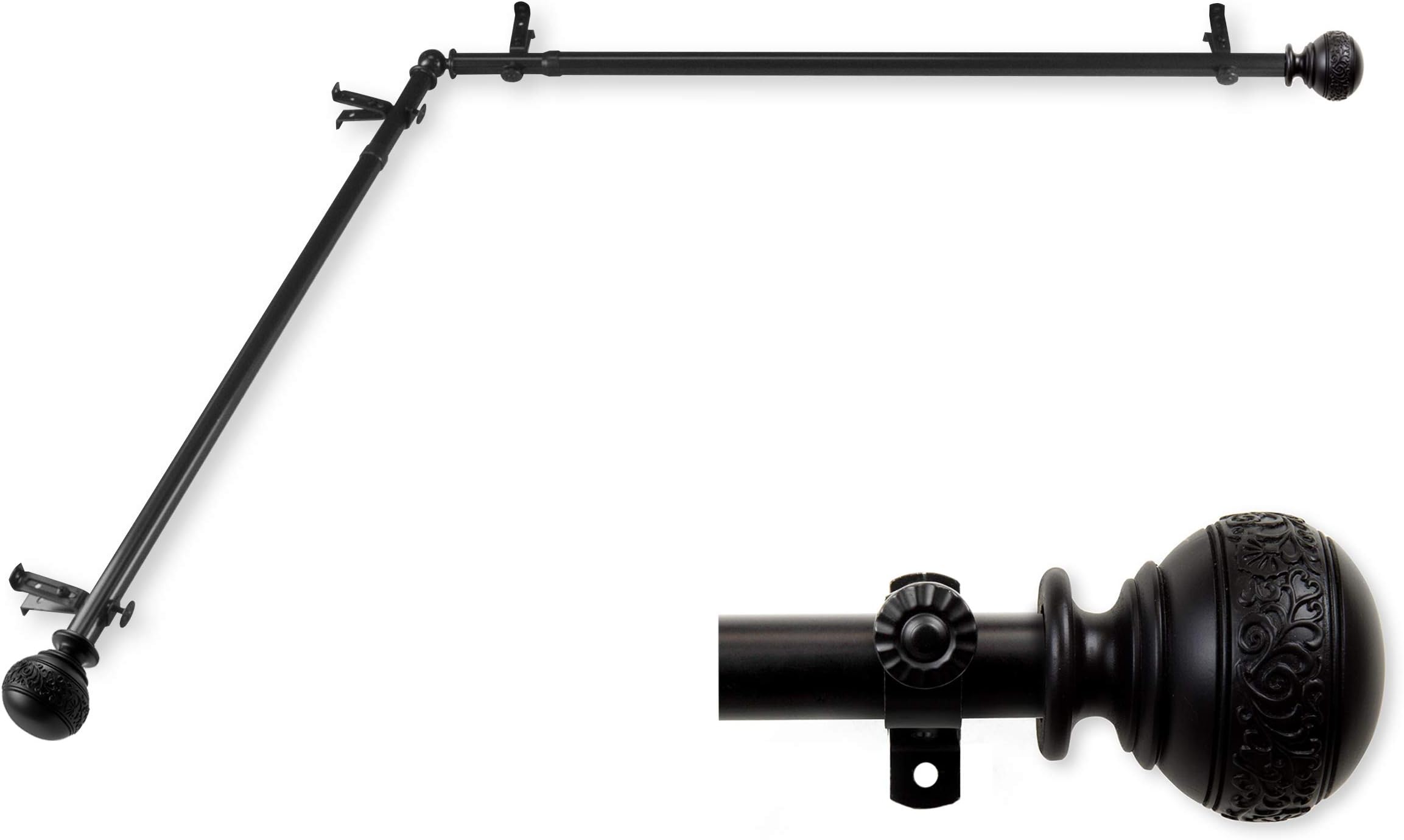 Turnbull Farms(TM) Industrial Pipe Curtain Rod (48 inch bar) Multiple Sizes Home