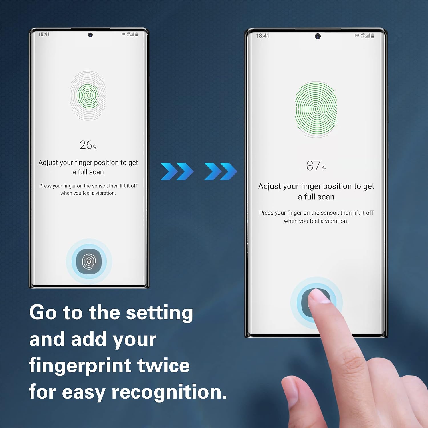 AACL [Fingerprint Compatible][3-Pack] 3D Curved Tempered Glass for Samsung Galaxy S22 Ultra 5G Screen Protector, [Easy Installation with Alignment][Anti-Scratch][Case Friendly]