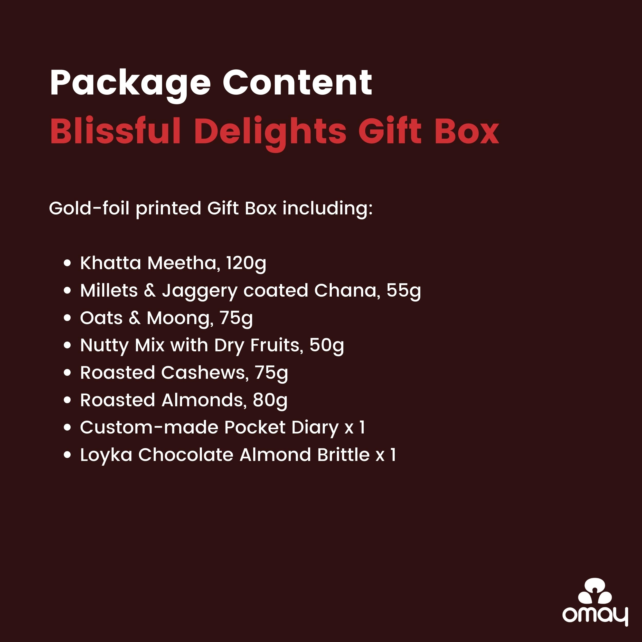 Omay Foods 8 Pcs_Blissful Delights Gift Box I Premium Dry-fruits I Corporate Gifts for Employees, Clients I Dry Fruit Pack I Healthy Gift Box I Festive Hamper - Image 6 thumbnail