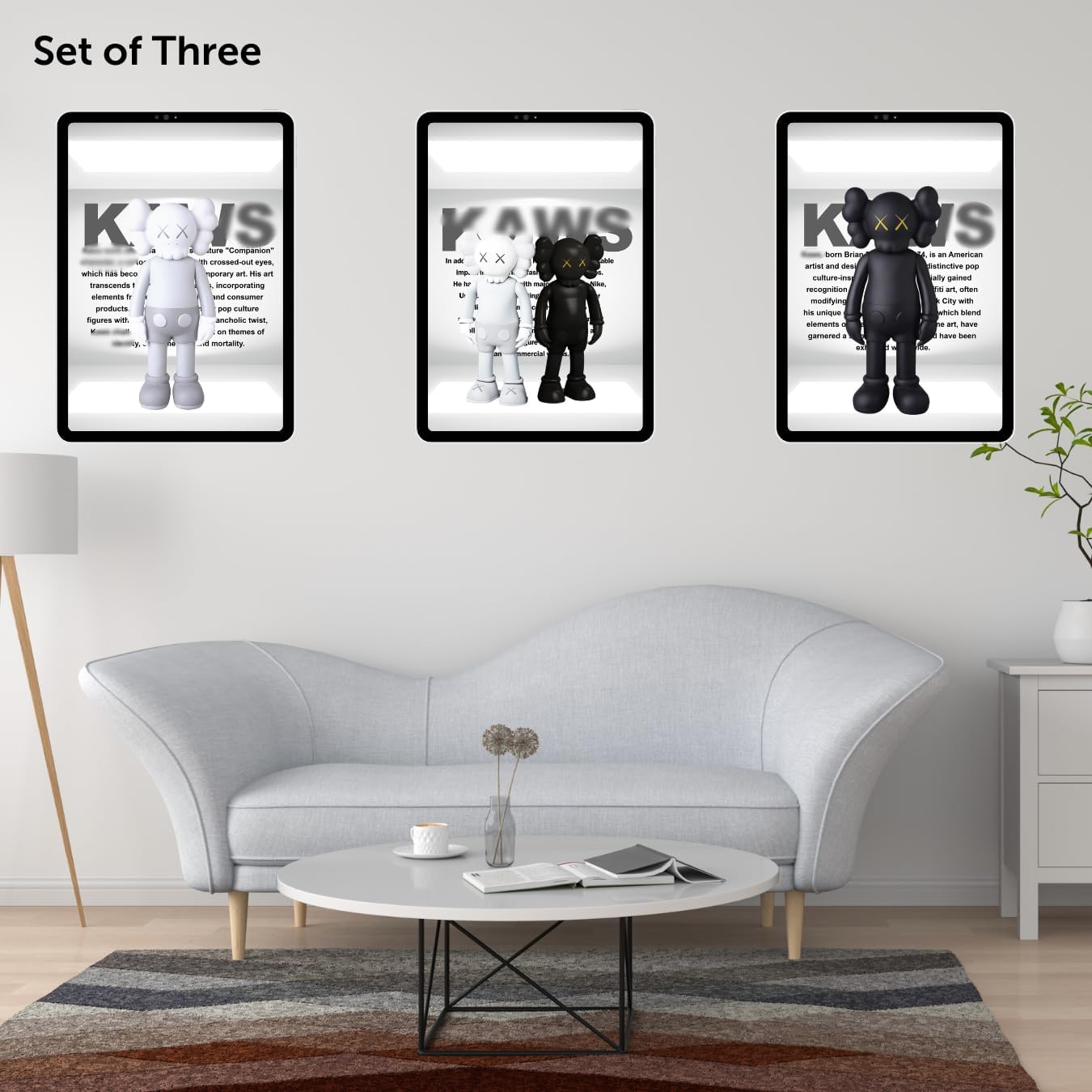 Set of Three Hypebeast Poster Prints Sneaker Kaww Canvas Wall Art Decor Home Decor Unframed12 inches x 16 inches (30 x 40)