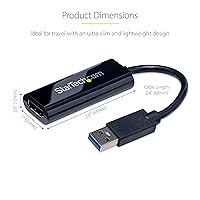 Vista 6 de StarTech.com Adaptador USB 3.0 a HDMI, convertidor de monitor USB a HDMI para Windows, 1080P, TAA (sin soporte para macOS/ChromeOS/Linux)